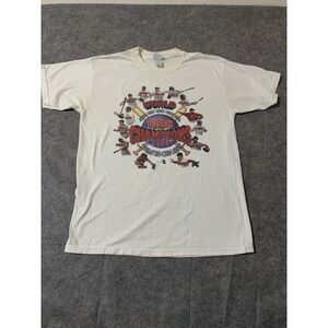 Vintage Boston Red Sox 2004 World Series Champions 100% Cotton T-Shirt Size L